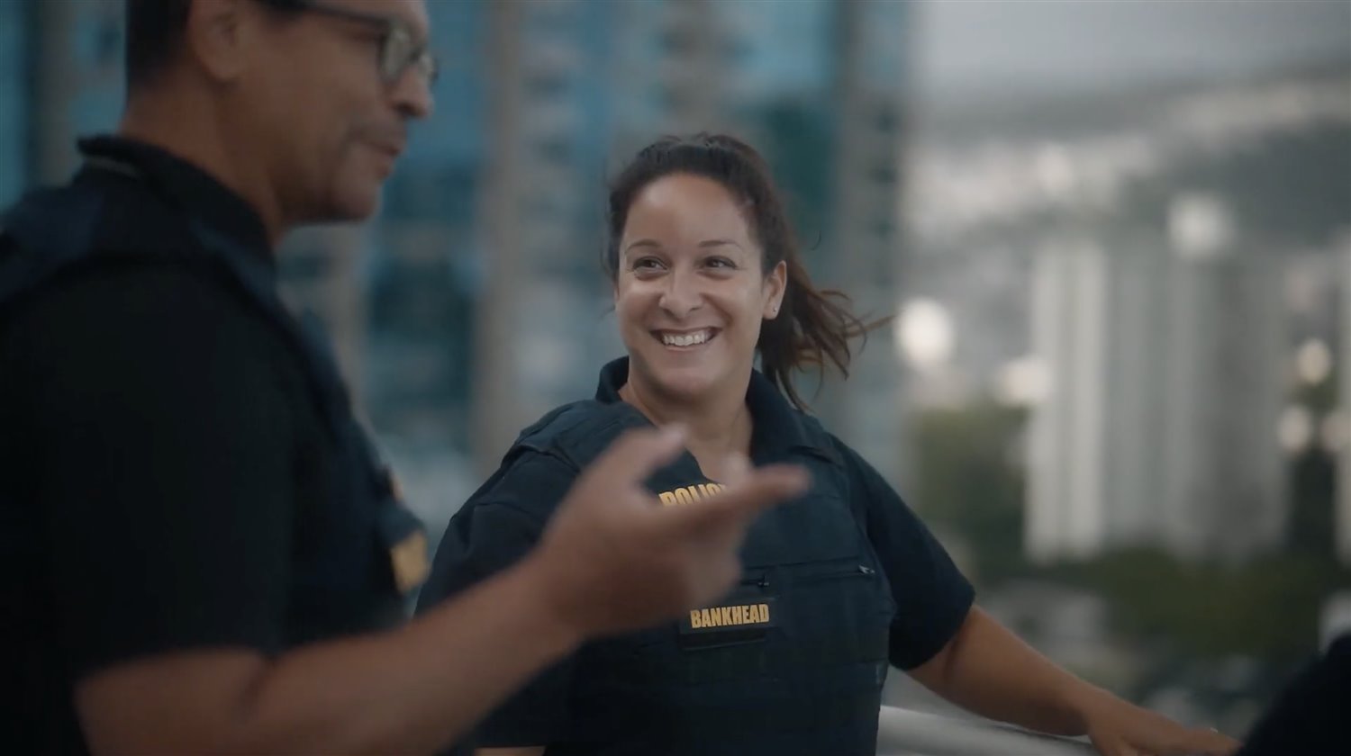 Alani Bankhead as a federal special agent in Honolulu