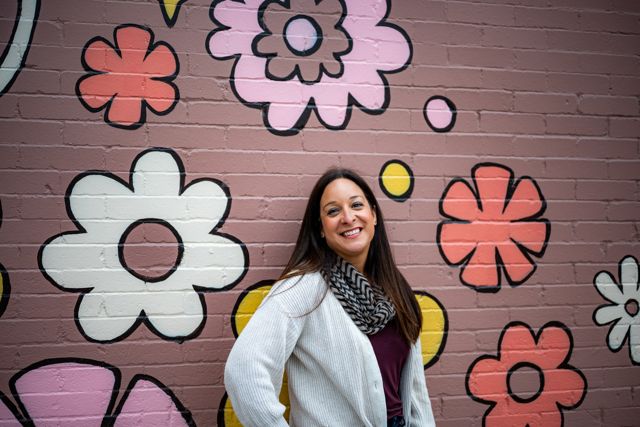 Flower mural