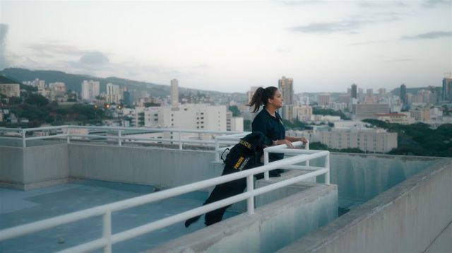 With her K-9 partner Lulu, Honolulu