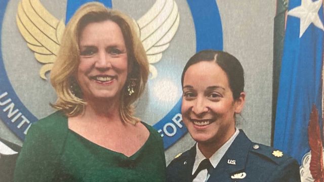 With Secretary of the Air Force Deborah Lee James