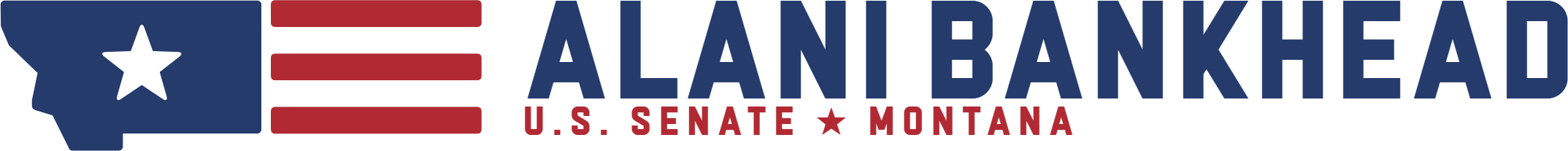 Horizontal campaign logo lockup.