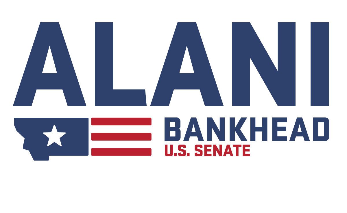 Stacked campaign logo lockup.