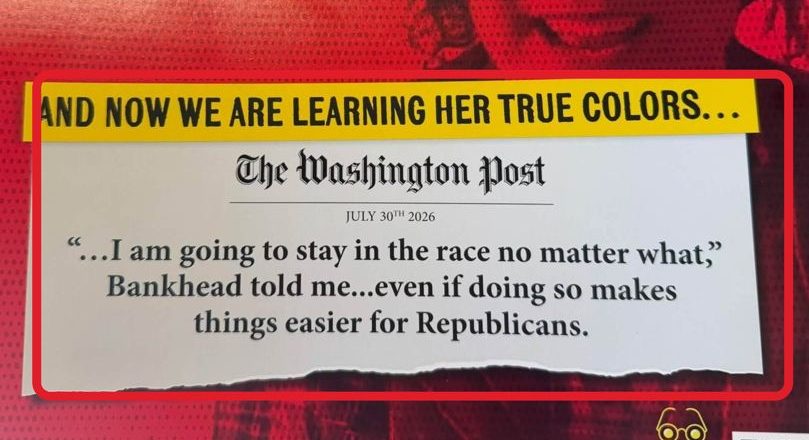 Independent PAC mailer quoting The Washington Post