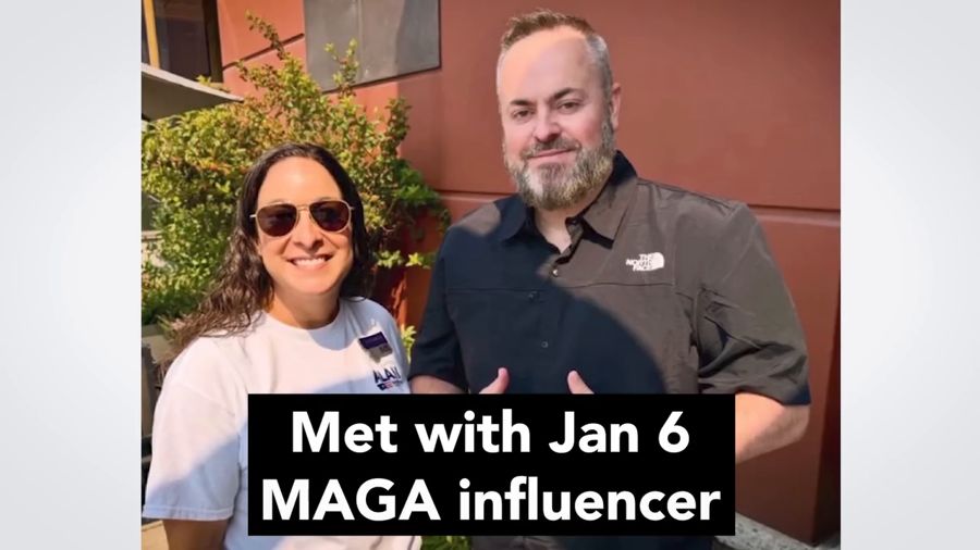Montana Freedom PAC ad: met with a January 6 influencer